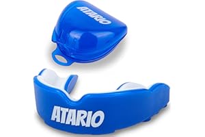 ‎ATARIO 𝐀𝐓𝐀𝐑𝐈𝐎® Mundschutz mit perfektem Halt [inkl. Transportbox] – Zahnschutz Kampfsport [BPA-frei] – Mundschutz Boxen Herren & Damen Kickboxen, Muay Thai, MMA, Football – Box Mundschutz – Mouthguard