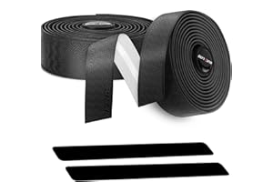 AEYINO Cycling Bike Handlebar Tape - EVA Padded Bar Tape Road Bike Foam Grip Bike Tape Includes Handlebar Plugs for Gravel Bike Cycling