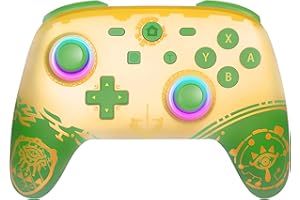 YUYIU Switch Pro Controller Gamepad Remote Joystick per Switch/Switch Lite/Switch OLED, Dual Vibration Turbo con vivo di ricarica (with NFC)