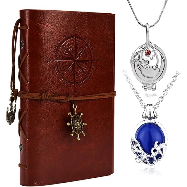 Set Gioielli Vampire Diaries 13 Pezzi: Collana Medaglione Verbena E Anello Klaus Mikaelson Con Adesivi Daywalking - Regalo Per Fan Della Serie - 4