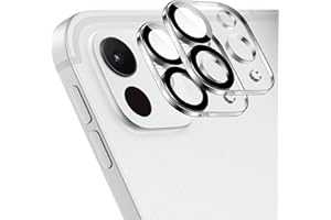 Fitudoos para iPad Pro 13/11 2024 Protector de Lente de Cámara [2 Piezas], [9H Dureza] [Resistente a Arañazos].