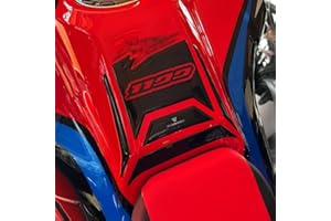 Resin Bike Adhesivos de Moto Compatibles con Honda Africa Twin CRF 1100 L 2022-2023. Protección Protector de Tanque de Choques y Arañazos de Moto. Adhesivo 3D Resinado - Made in Italy