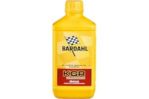 LIBERTY FURNITURE Bardahl - Olio Motore per Moto 2 Tempi, Tecnologia KGR Injection, Aumenta la Potenza e Offre la Massima Pulizia del Motore, 1 Litro