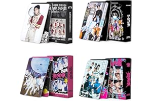 NyaSaa Stray-K Photocards 4 Pack/220PCS Stray-K Lomo Cards SK New Album Postcards Cards Set Stray-K Lomo Card Postcard Birthday Gift Cards for Fans