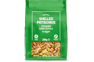 by Amazon Shelled Pistachios, 200g, Source of Protein and High in Fibre
