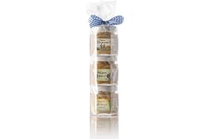 ‎PUNTZELHOF ALLGÄUER DELIKATESSEN Senf Geschenkrolle - Feinkost Senf Geschenkset aus dem Allgäu - 3x50ml Delikatessen in Geschenkverpackung