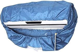 MOVKZACV - Copertura per la pulizia del condizionatore d'aria divisa a parete per la pulizia dell'aria condizionata, per il lavaggio della polvere, impermeabile