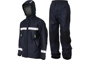 Navis Marine Combinaison Pluie Homme Imperméable, Tenue haute visibilité – Vêtement de travail, pêche et outdoor WS-902