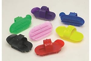 Lincoln Plastic Curry Comb - Yellow - Large