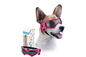 PETLESO Occhiali da sole per cani di piccola taglia media e rosa