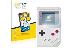 BROTECT Entspiegelungs-Schutzfolie für Nintendo Gameboy (1989) (2 Stück) Matte Displayschutz-Folie, Anti-Reflex, Anti-Fingerprint