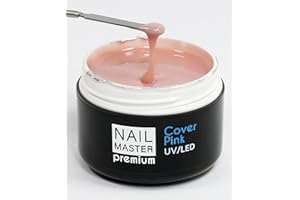BEAUTY SPACE NAILS Nail Master Premium 30g, Cover Pink, Gel unghie UV/Led – Camouflage Modellante - Media viscosità, senza acidi