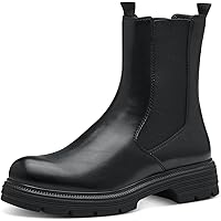 Tamaris dames chelsea boot leren laarzen enkellaars vrouwen leer M2545941 zwart