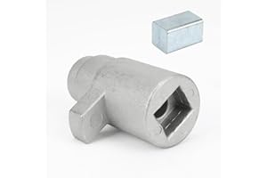 Soekodu Kit de Reparación de Reposabrazos Compatible con VW Transporter V T5 Vi T6, Funda de Enchufe de Reparación de Reposabrazos de Metal Izquierdo Derecho para T5 T6 Caravelle Multivan