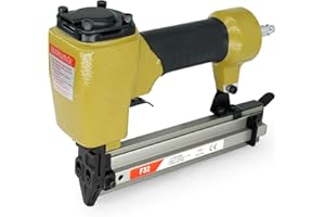 CHINA-TOP SILVER F32 Air Brad Nail Gun, 18G 10-32MM Brad Nails, Pneumatic Finish Nailer for Woodworking, Home Improvement