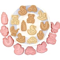 Lot 8 Emporte-Pièces Enfants Moules à Biscuits Plastique – Découpoirs Fun Pour Cookies, Fondant, Pâtisserie