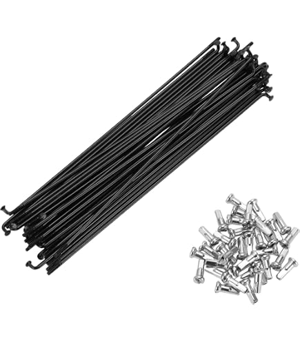 cyclingcolors 5X Rayon vélo diamètre 14G 2mm Acier chromé sans écrou Droit Cycle VTT Route Ville Roue Jante, 300mm cyclingcolors 5X Rayon vélo diamètre 14G 2mm Acier chromé sans écrou Droit Cycle VTT Route Ville Roue Jante, 300mm