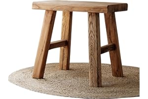 JOSIAHCQ Farmhouse Wood Entryway Bench for Dining Table, Living Room, Bedroom - Indoor Narrow Window Seat, Kitchen, Hallway(50cm/19.7in)