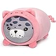 Mewaii Piggy Seal Plush 8inch Kawaii Pig Plushies Toy, Seal Plushie with Pig Outfit Costume, Cute Stuff Toys Gift for Girls, Boys and Males