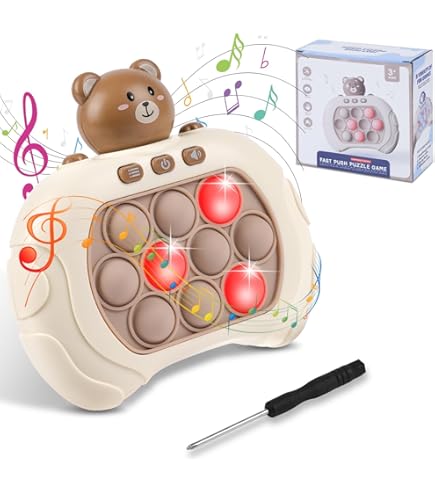 Juego Memoria Niños Popit Electrónico De Conejo - Juguete Anti-Estrés Con Música Y 4 Modos De Juego Para Niños Y Adultos Juguetes Para Niños Con Autismo