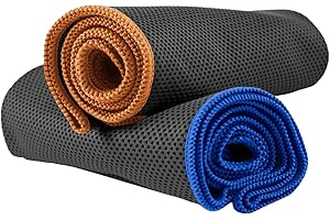 NirvanaShape Microfiber Cooling Towel - Gym Towels/Serviette Sport Musculation - Serviette Rafraichissante/Ice Towel Ideal for Sports, Running, Yoga, Golf, Hiking - Serviettes Rafraîchissante