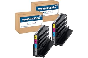 LCL Compatible 5KZ38A Laser Toner Collection Unit Replacement for HP Color Laser 150A 150nw MFP 178nw MFP MFP 178nwg MFP 179fnw MFP 179fwg CLX-3306FN CLX-3307FW SL-C410 SL-C413W SL-C463W 2PK
