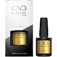 CND Shellac Top Coat Nail Polish, 15 ml