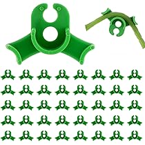 100 Stück Pflanzenbieger Für Garten - Pflanzenstamm Trainer In Rot & Grün