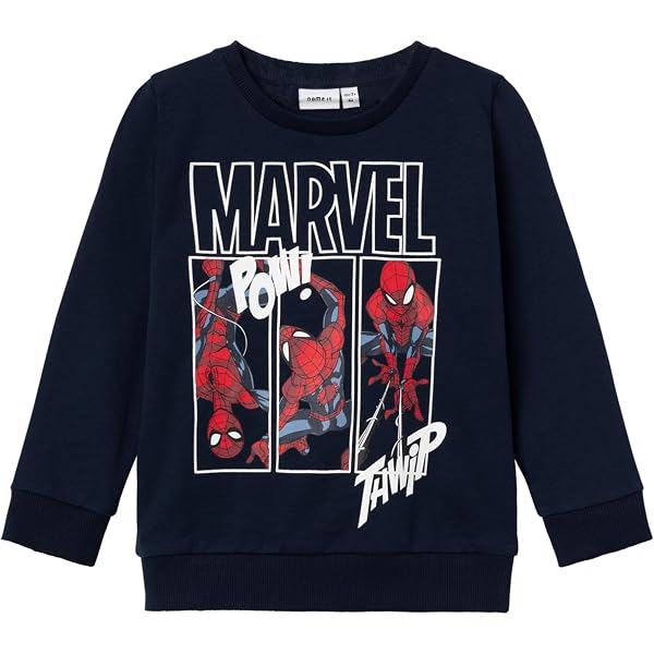 Sweat à Capuche Spider-Man Vintage 2002 - Brodé Marvel Comics - Taille S Garçon - 100% Coton Rouge - Occasion Très Bon état