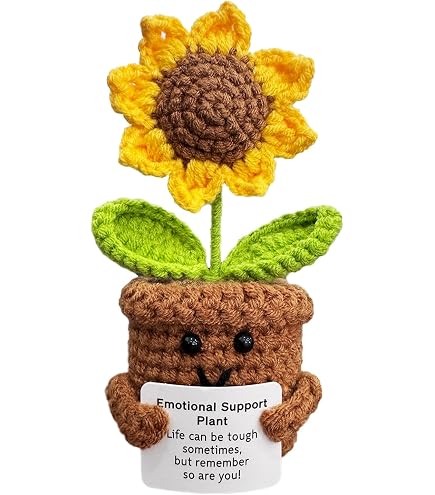 CHENGCKJ Mazzo di fiori artificiali a maglia all'uncinetto, fiori finti, girasoli, artificiali, uncinetto, girasoli, girasoli, regalo per festival, matrimonio, festa della mamma