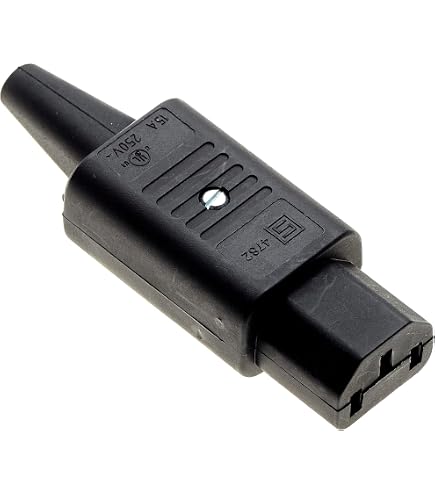 AC 250V 10A 3P C14 Prise entrée Alimentation pour Montage sur Panneau