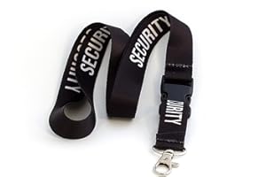 Tarja 73 - Lanyard con Llavero Extraíble - SECURITY - Múltiples Modelos - Diseños Únicos - Correa de Llaves para Cuello - Porta Credenciales