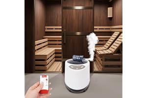 Bastu ånggenerator, mini ångbastu med timer hembastu värmekabin bastukabin mobil bastu 3 l, 1 KW