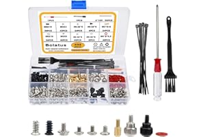 HALOULENI 332 Pcs Computer Repair Screw Assortment Kits PC Motherboard Spacers Screws Hard Disk DIY Motherboard PC Personal Computer Assemble Case Fan Hand Screw Bolt
