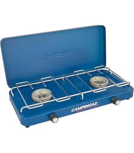 SMH LINE® Dubbele Camping kooktoestel 2 Pits 2x 2500W Incl. 12x