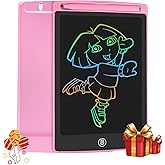 HOMESTEC Plastic LCD Color Writing Tablet, Digital Whiteboard For Noting Reminders Write Or Drawing (8.5 Inches, Pink)