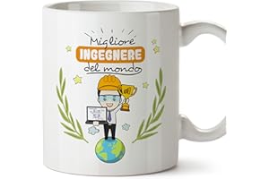 Mugffins Tazza Ingegnere (Migliore del Mondo) - Idee Regali Originali Ingegneria