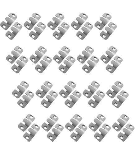 Dreamtop 4 stuks bankmeubelverbinders, verborgen houder, in elkaar grijpende gesp, universele houder voor bank met schroeven, metaal | Universeel Dreamtop 4 stuks bankmeubelverbinders, verborgen houder, in elkaar grijpende gesp, universele houder voor bank met schroeven, metaal | Universeel