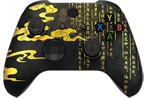 eXtremeRate Coque Avant Customisée pour Xbox Séries X/S, Coque Avant de Remplacement pour Xbox Séries X/S Manette, Légendes d'Orient