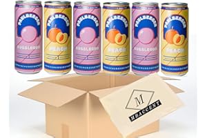 3x Paulberger Limo Limonade Set Crimax Paul Berger Icrimax Bubblegum Peach 6 x 330ml inkl. 1,50€ Pfand Einweg by MBAccent + MBAccent Sticker (Large)