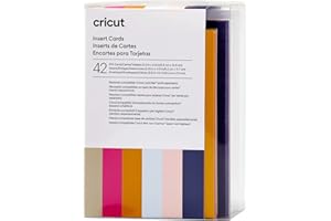 Cricut Sensei Insert Cards per Tappetino 8.9 cm x 12.4 cm Taglia R10, Confezione da 42