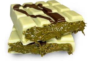 ‎WASHYS Dubai Schokolade 220g (XL) mit Pistazie & Kunafeh - Nach Original Rezeptur Handgemacht! Virale TikTok Hype Schokolade - EXTREM Schneller Versand (220g, Weiße Schokolade)