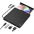 NOLYTH External CD/DVD Drive for Laptop - USB 3.0 Slim Burner, ROM ...
