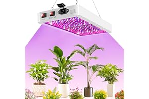 XUNDE YW2000 Garten Vollspektrum Led Pflanze wachsen Licht 287 LEDs wachsende Lampe für Indoor wachsen Zelt Pflanzen Saatgut Veg Blüte Phyto (weiß)