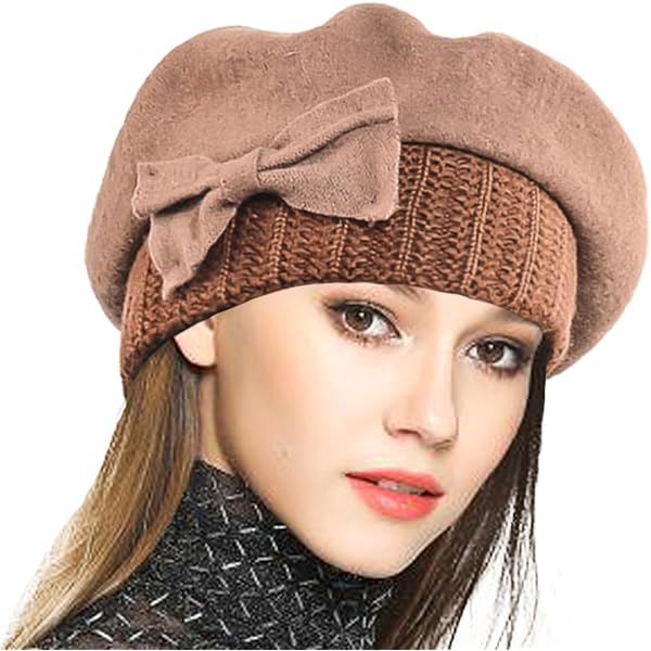 CHILLOUTS Wickie Mütze Damen Wintermütze Strickmütze PomPom in Weinrot NEU