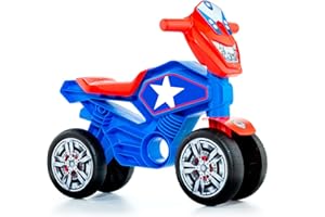‎M MOLTO MOLTO| My 1st Cross Star Motorbike + 2 Schwimmhandschuhe | Motorradrennen im Gelände | sicheres und langlebiges Kinderspielzeug | fördert die gesunde Entwicklung | 18 bis 36 Monate