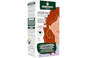 Herbatint Vegetal Color Henna Love Power, Henna Puro | Coloración Vegetal para Cabello a base de Henna y Hierbas Ayurvédicas, 100% Natural y Orgánica - 100 Gramos