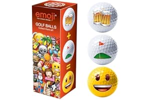 Second Chance Emoji Offizielle Neuheit Lustige Golfbälle, Golfgeschenk