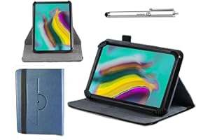 Navitech Blau Hülle und Stylus - Kompatibel mit dem Blackview Tab18 Tablet 12 Zoll