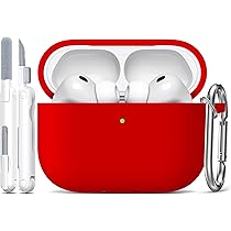 3D Air Pro, custodia decorativa compatibile con AirPods Pro, custodia in silicone Air Pro, custodia divertente (scarpe rosse
